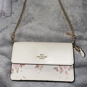 Coach floral crossbody